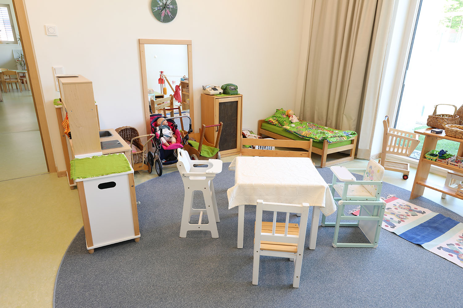Foto einer Spielecke der Kindertagesstätte St. Gangolf in Röttingen